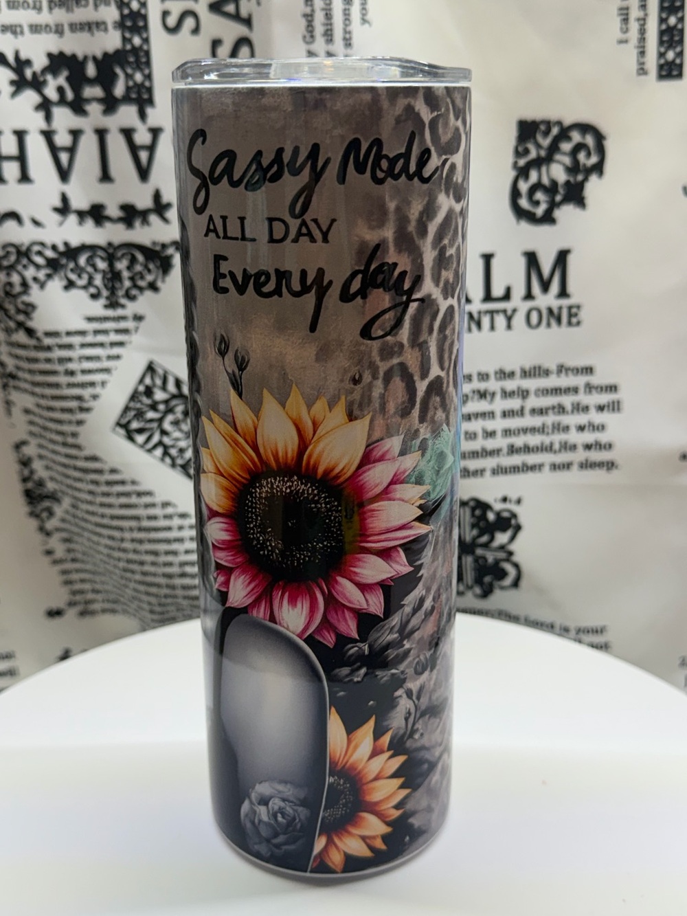 New Sassy Mode Floral Stainless Tumbler